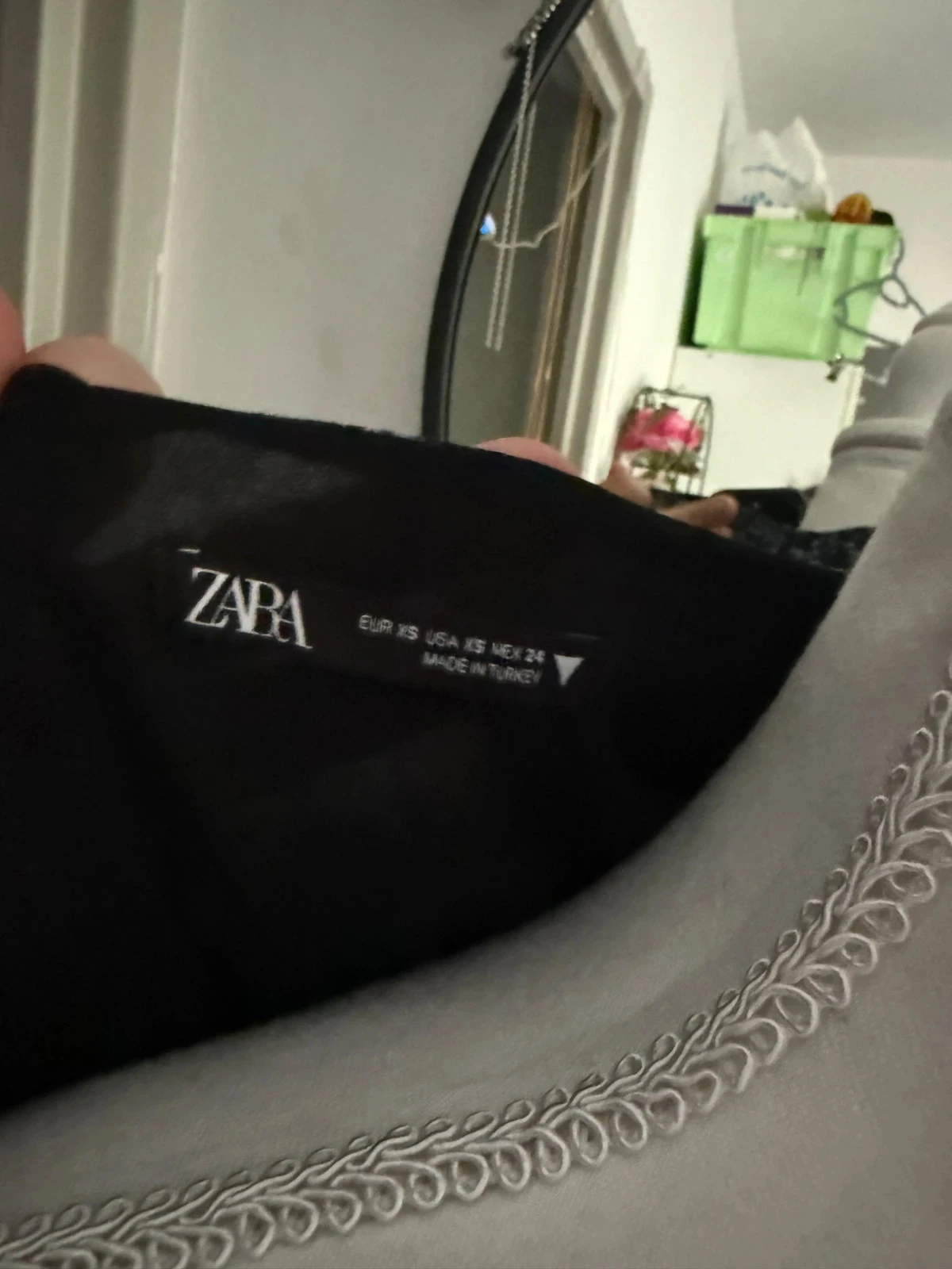 Zara floral crop top - Size XS (34) – photo 5